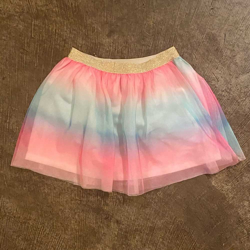 Rainbow Tulle Girls Skirt